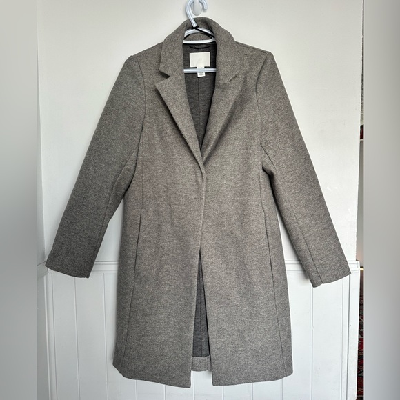 H&M Double Breasted Long Grey Coat. Size Small. - Picture 8 of 8